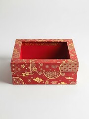 Lunar New Year Cookie Gift Box Mockup (Imlek)