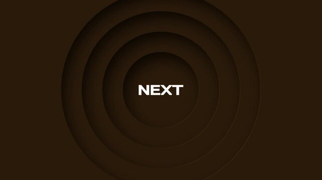 Concentric Circles Background with Glowing ' N' Letter on Brown letter n alphabet