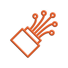 Cable icon design template