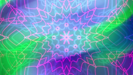 Design with symmetrical pink mandala overlay patterns for creative projects, wallpaper, textile prints, yoga studio decor, or mindfulness products.