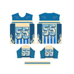 Sports Jersey Design vector n...