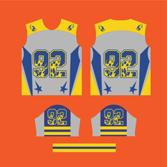 Sports Jersey Design vector n...
