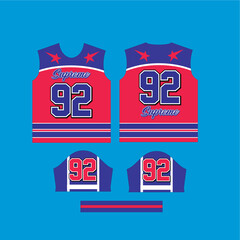 Sports Jersey Design vector n...