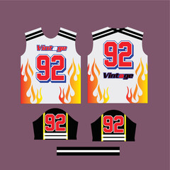 Sports Jersey Design vector n...