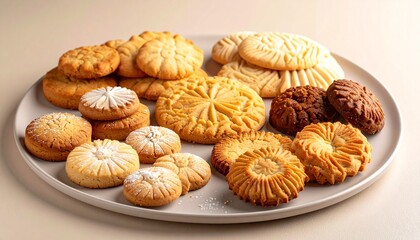 Fototapeta premium Traditional Eid Cookies for Festive Sharing Concept