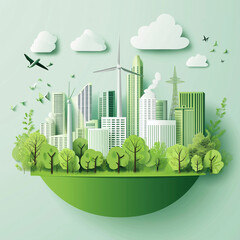 green city landscape