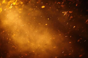 Cinematic Forest Light with Golden Haze