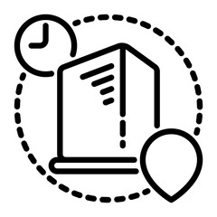 Analysis icon, line icon style