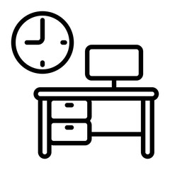 cloud icon, line icon style