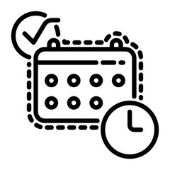 chat icon, line icon style