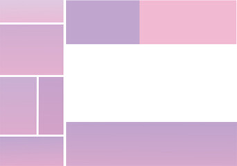 Fototapeta premium Soft Lavender and Pink Gradient Abstract Background for Design and Branding Projects