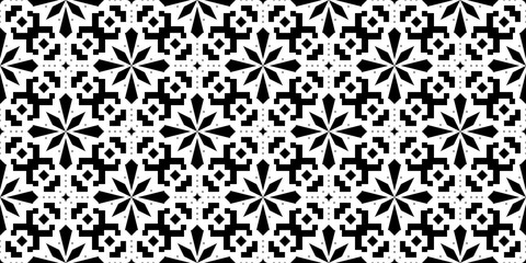 Seamless Transparent Art Deco Geometric Pattern Template