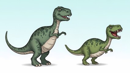 tyrannosaurus rex dinosaur vector