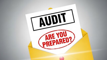 Audit letter in envelope asks are you prepared