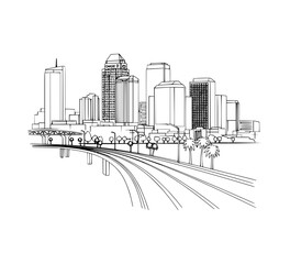 Fototapeta premium Phoenix Downtown