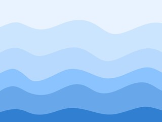Abstract blue layered wave background