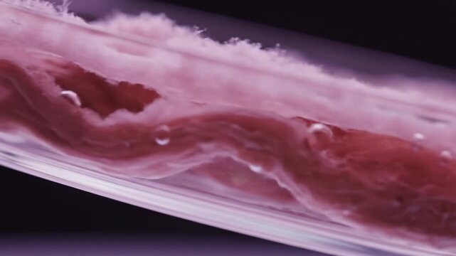Parallax 2.5D Bioreactor View of Thickening Cell Tissue Layers