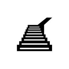 Obraz premium Minimalist stairs illustration