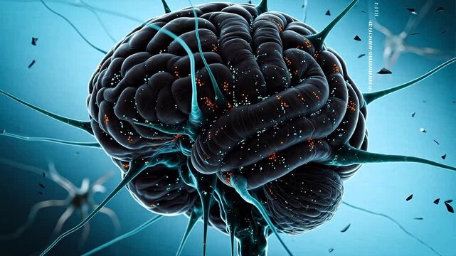 Digital brain with neural connections