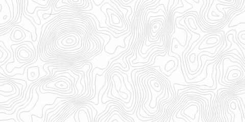 Seamless topography map grid white and gray area outline design. curve topography elevation map. wave diagram contour stripe spiral composition discovery paper surface design. © haven lklkj11