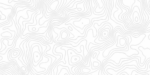 Seamless grid landscape white and gray area curve topography elevation map design. wave diagram contour stripe spiral composition discovery paper surface design.