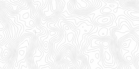 Seamless topography map grid white and gray area outline design. curve topography elevation map. wave diagram contour stripe spiral composition discovery paper surface design. © haven lklkj11