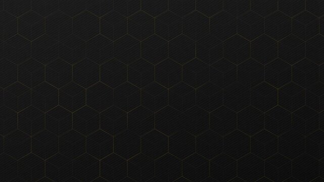 digital background abstract hexagon pattern modern style animation