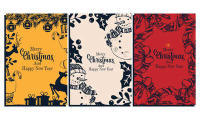 vector illustration of an abstract background with Christmas 