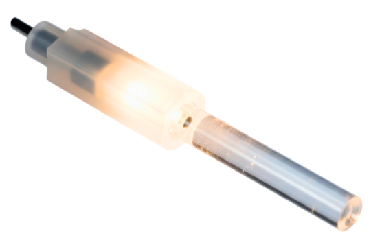 Mechanical fiber optic splice connector for network cable isolated with transparent background - Powered by Adobe