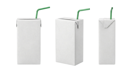 blank juice box different angles 