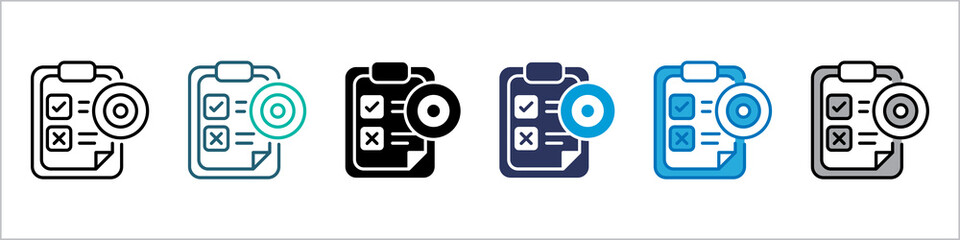 Objectives Single Icon Pack Multistyle