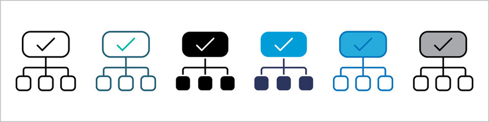 Organization Single Icon Pack Multistyle