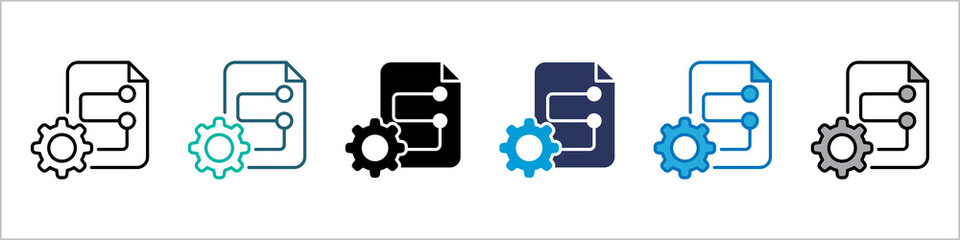 Planning Single Icon Pack Multistyle