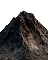 Dramatic Close-Up of Rocky Mountain Peak