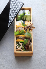 日本の手作り和風弁当