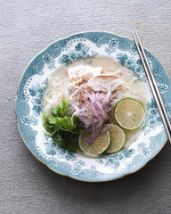 柑橘とサラダのぶっかけ麺