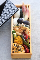 日本の手作り和風弁当