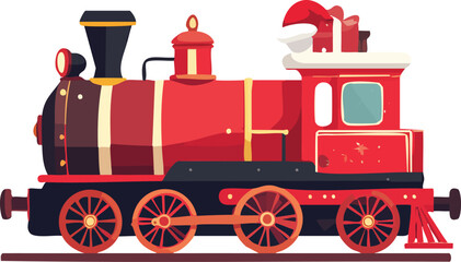 Fototapeta premium vintage steam locomotive