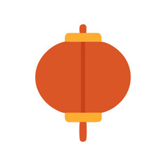 Obraz premium Red and yellow chinese lantern for festive designs. Perfect for chinese new year, celebrations, decorations, festive backgrounds, cards, invitations, and crafts.