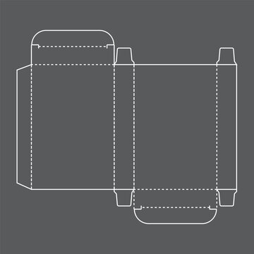 Package die cut, Die Cut Line, Trading Card Box Template, DIY Blank Custom Poker Card Box, Blank Playing Card Box Template,