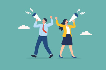 People with Megaphones