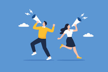 People with Megaphones