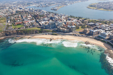Newcastle Beach - Aerial View - Newcastle Australia