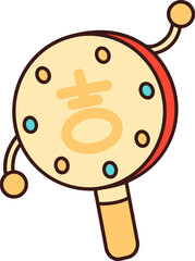 Tambourine Cartoon Instrument Music.