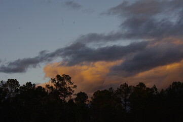 sunset after a passing storm