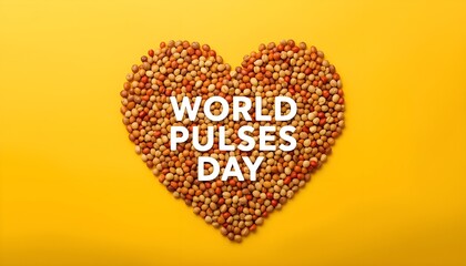 A creative visual promoting pulses as a symbol of health and sustainable living.