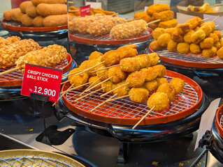 Various street foods are ready to be enjoyed at the culinary festival