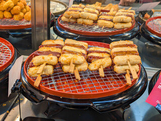 Various street foods are ready to be enjoyed at the culinary festival