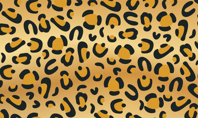 Obraz premium Leopard seamless pattern. Leopard print design. Animal skin pattern seamless. Ideal for fashion print design, banner, cover, wallpaper.