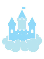 Obraz premium Castle in the Clouds